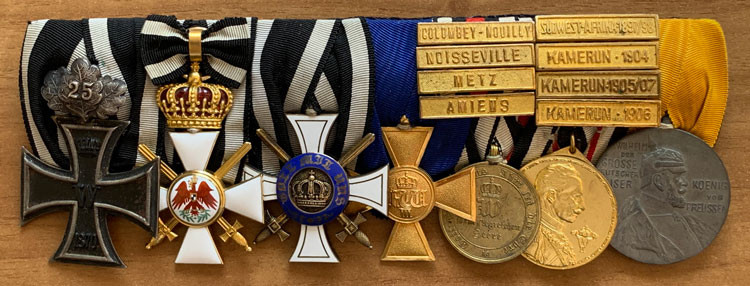 Generalmajor Müller's medal bar