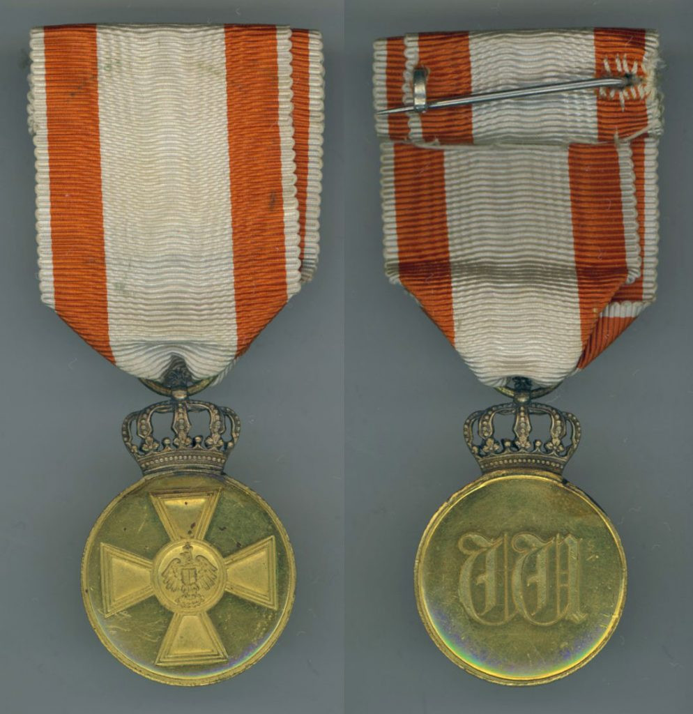 Fig 2: Medal 3rd Type, gilded